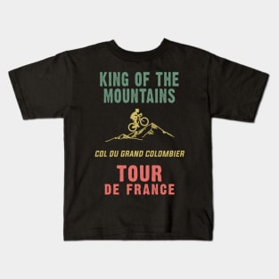 ✭ Col Du Grand Colombier ✭ Tour de France King of the mountains Kids T-Shirt